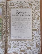 Page iii of the Rubaiyat, showing the title page