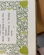 Page 24 of The Rubaiyat of Omar Khayyam with green grape vine border. 