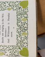 Page 24 of The Rubaiyat of Omar Khayyam with green grape vine border. 