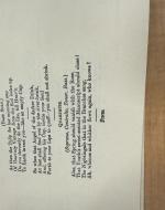 The cover of the edition includes the decorative design of pillars and arches with flowers, along with the title and information on the piece, Final Lyrics of the Score