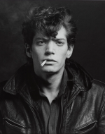 Mapplethorpe, Robert. Self Portrait w/cigarette. 1980. 