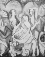 Marie Laurencin's 1911 La Toilette des jeunes filles (Die Jungen Damen)