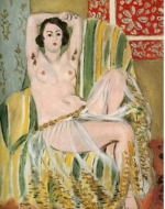 Matisse, Henri. Odalisque with Arms Raised. 1923. 