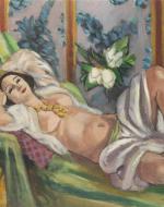 Matisse odalisque coucher aux magnolias
