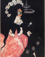 Beardsley, Aubrey. Messalina Returning Home. 1895.