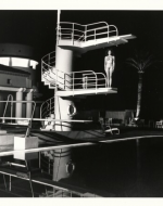 Newton, Helmut. Diving Tower, Old Beach House. 1982. 