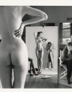 Newton, Helmut. Self-Portrait with Wife and Models. 1981. 