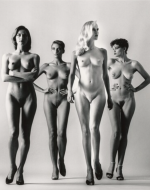 Newton, Helmut. Sie Kommen (They Are Coming). Naked Image 1981. 