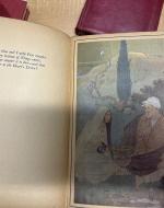 Excerpted quatrain accompanied by Tagore artwork.