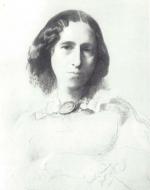 George Eliot, Chalk Drawing by Samuel Laurence (1860)