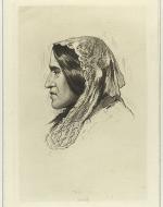 George Eliot, Drawing by Stephen Alonzo Schoff (circa 1872)