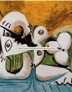 Picasso, Pablo. Reclining Nude on Blue Sofa. 1966. 