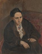 Picasso, Pablo. Portrait of Gertrude Stein. 1906. 
