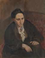 Picasso, Pablo. Portrait of Gertrude Stein. 1906. 