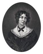 Portrait of Sarah Stickney Ellis wearing clothes that make her appear as a maid or stay-at-home wife.