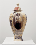 Perry, Grayson. Photo of Sex and Drugs and Earthenware, “Claire” forward. 