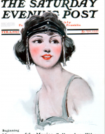 Pyle, Ellen Bernard Thompson. Flapper cover of the Saturday Evening Post. 1922.