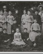 This a photo of Soldiers Orphans in 19th c
