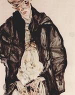 Schiele, Egon. Self-portrait depicting masturbation. 1911.  