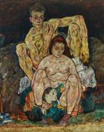 Schiele, Egon. The Family. 1918. 