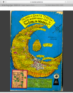 The back cover is printed with a Mapback; a crime map of the story