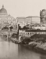Tiber with Castel Sant’Angelo and St. Peter’s Basilica, Rome