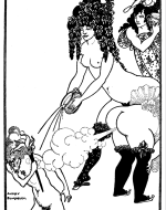 Beardsley, Aubrey. Lysistrata Defending the Acropolis. 1896.