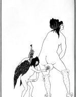 Beardsley, Aubrey. The Toilet of Lampito. 1896.