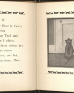 Stanza about the dog whining outside the door