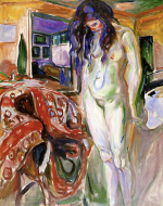 Edvard Munch's 1921 Model By The Wicker Chair