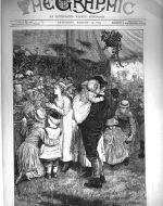 Helen Allingham Illustration for The Graphic front page Saturday August 15, 1874