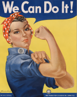 Miller, J. Howard. Poster “We Can Do It.” 1942-43.