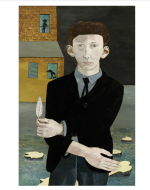 "Man With a Feather"- Self-Portrait,1943