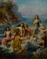 Emanuel Oberhauser's 1854 Neptune and the Water Nymphs