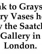 Link to Grayson Perry Vases held by the Saatchi Gallery in London