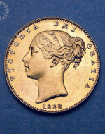 Great Britain, Gold Sovereign, 1838