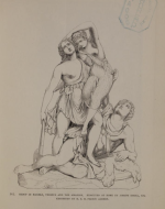 "Group in marble, Theseus and the Amazons" by Joseph Engels
