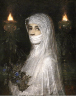 Lefebvre, Jules. 1875. J.Chloé, Frederic Leighton’s. 1895. Flaming June, Arnold, Bocklin. 1874. Vestalin