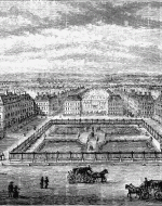 A portrait of downtown Soho, London in the year 1700.