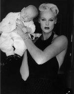 Springs, Alice. Brigette Nielsen and son. 1990. 