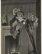 S. G. Hulme Beaman's "The Features Seemed to Melt and Alter" illustration from Robert Louis Stevenson's The Strange Case of Dr Jekyll and Mr Hyde