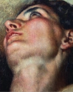 Courbet, Gustav. Assumed Upper Section of The Origin of the World (L'Origine du monde). 1866. 