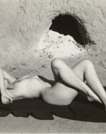 Weston, Edward. Nude, Legs Crossed, New Mexico. 1937.
