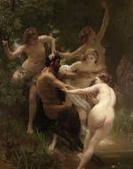 William Adolphe Bouguereau's 1873 Nymphs and Satyr
