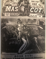 Frontpage from 1893 issue of The Mascot (NOLO muckracking newspaper).