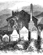 Wordsworth's Grave, wood engraving