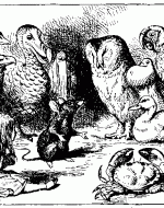 Mouse Tells a Story to the Birds and Alice