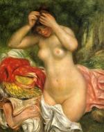 Pierre-Auguste Renoir's 1893 Bather Arranging her Hair.