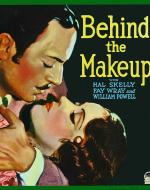 movie poster for Behind the Makeup depicting a man and woman embracing