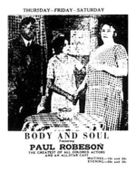 film poster for Body and Soul